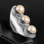 Exclusieve Ring met Parels Eerste kwaliteit Palawan parels -