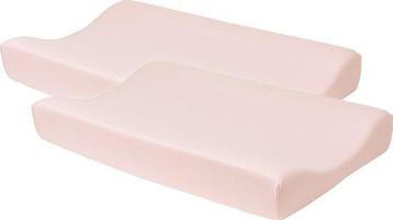 Meyco Baby Uni aankleedkussenhoes - 2-pack - light pink -...