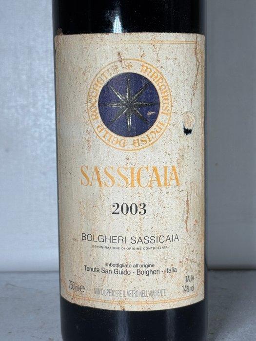 2003 Tenuta San Guido, Sassicaia - Bolgheri DOC - 1 Fles, Verzamelen, Wijnen