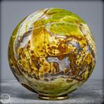 Agate naturelle rare et opale verte Sphère- 1818.47 g