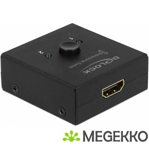 Delock 64072 HDMI 2 - 1 schakelaar bidirectioneel 4K 60 Hz, Computers en Software, Videokaarten, Nieuw, Verzenden