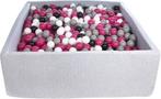 Ballenbak - stevige ballenbad - 120x120 cm - 1200 ballen..., Nieuw, Ophalen of Verzenden