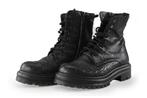 Floris van Bommel Veterboots in maat 37 Zwart | 5% extra, Kleding | Dames, Schoenen, Verzenden, Zwart, Floris van Bommel, Overige typen