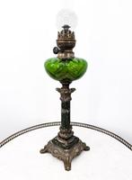 Lampe à huile - Marbre - Grande Lampe pétrole, Antiek en Kunst