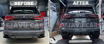 Custom-Handmade Sport Dubbele Uitlaat Tips voor BMW X5 G beschikbaar voor biedingen