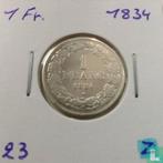 België 1 franc 1834, Verzenden, Losse munt, Goud