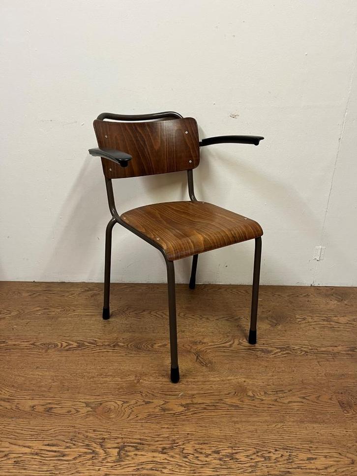 Gebruikte Schoolstoel m/a S2643- Vintage/Café, Huis en Inrichting, Stoelen, Ophalen