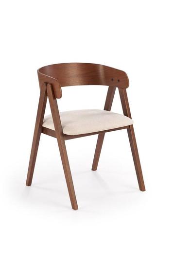 2dekans | Halmar K562 stoel, walnoot / lichtbeige beschikbaar voor biedingen