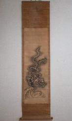 Cloud Dragon - Un-ryu  - small hanging scroll - “After, Antiek en Kunst