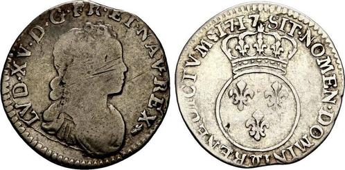 1/10 Ecu Besacon 1717 Frankreich: Ludwig Xv,1715-1774:, Timbres & Monnaies, Monnaies | Europe | Monnaies non-euro, Envoi