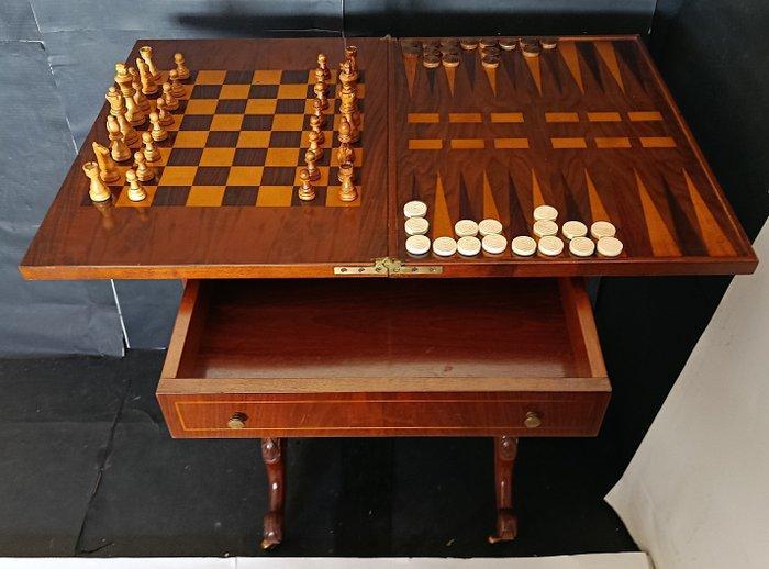 Table de jeux - Bois de mahogany - Table de jeux, Antiquités & Art, Antiquités | Autres Antiquités