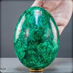 Adembenemend malachit-ei – een meesterwerk van natuurlijke