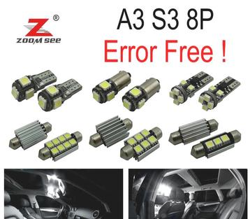 Kit 16 Ampoules Led Intérieur Pour Audi A3 S3 8P 2006 -2013, Verzenden