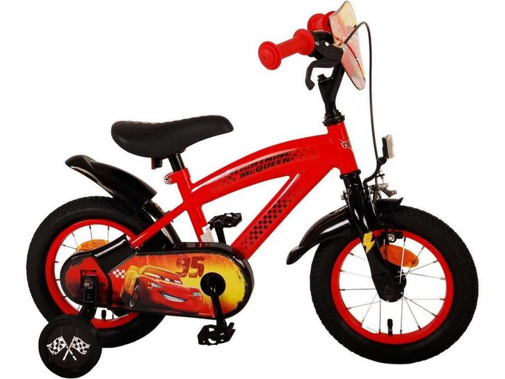 Disney Cars Kinderfiets - 12 inch - Rood - Jongens, Fietsen en Brommers, Fietsen | Kinderfietsjes, Zo goed als nieuw, Verzenden