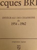 Jacques Brel - Intégrale Des Chansons de 1954 à 1962 - 5 x