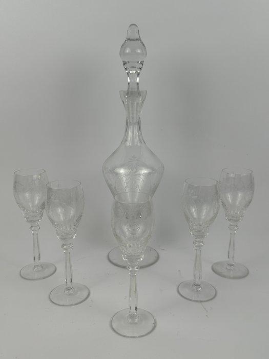 Drinkset (6) - Kristal, Antiek en Kunst, Antiek | Glaswerk en Kristal