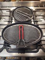 Le Creuset - Poêle (2) - Entrecôte Rib Steack Grill 36cm &