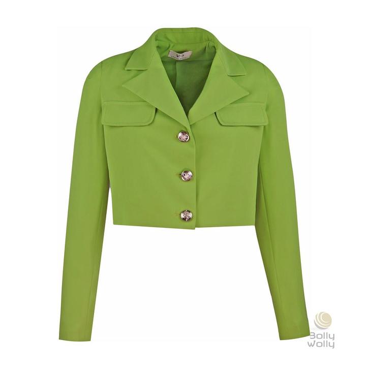Verysimple • korte groene blazer • 34 (IT40), Kleding | Dames, Truien en Vesten, Groen, Nieuw, Maat 42/44 (L), Verzenden