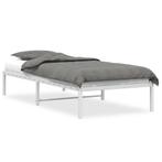 Metaal Bedframe Wit 90x190 | Tweede Kansje | OP = OP!, 90 cm, Eenpersoons, Verzenden, Wit