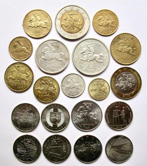 Litouwen. Type collection of 20 coins 1925-2013 including 3x, Postzegels en Munten, Munten | Europa | Niet-Euromunten