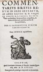 Surio - Commentarius Brevis - 1574