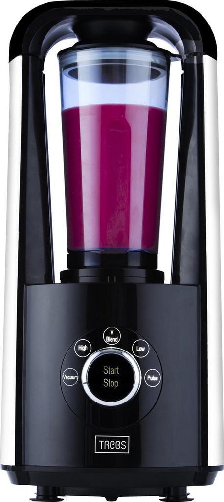 Vacuumblender - Smoothie Maker - Blender - Zwart - Trebs •, Elektronische apparatuur, Blenders, Nieuw, Verzenden