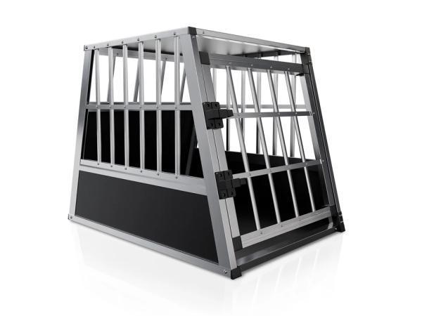 Veiling - Hondentransportbox aluminium L 66 x 91 x 71 cm, Dieren en Toebehoren, Hondenbenches