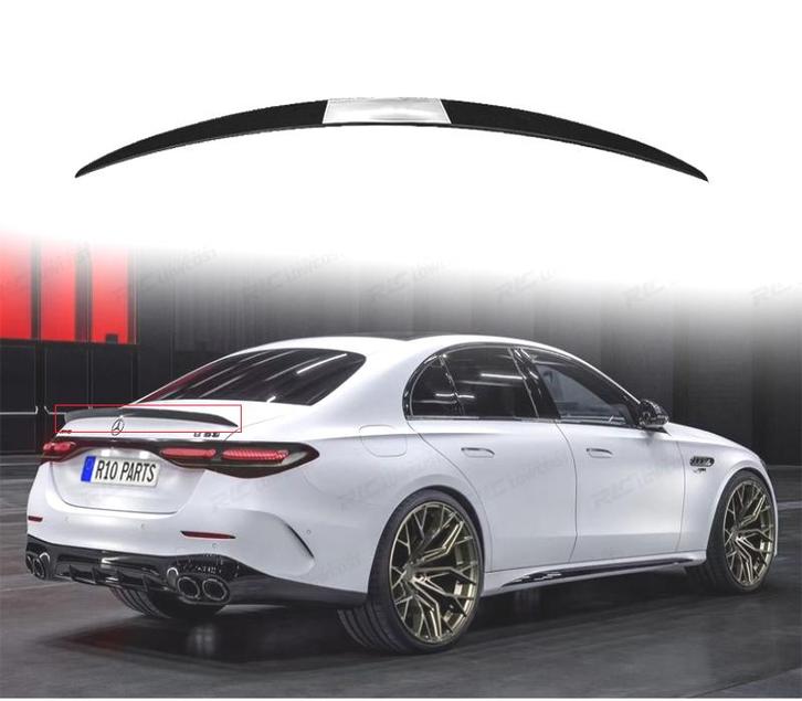 AILERON SPOILER MERCEDES W214 24- LOOK AMG NOIR BRILLANT, Auto-onderdelen, Carrosserie, Verzenden