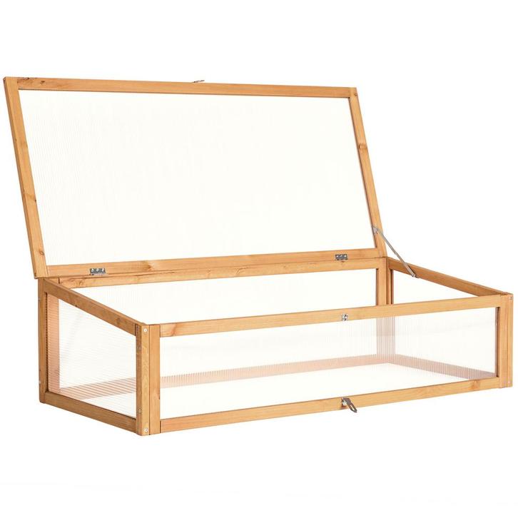 tectake Houten kweekbak voor hoge plantenbak 115x53x34cm - b, Tuin en Terras, Bloembakken en Plantenbakken, Verzenden