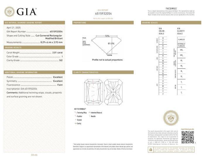 Ring - 14 karaat Witgoud - 2.35ct. tw. Diamant (Natuurlijk), Handtassen en Accessoires, Ringen