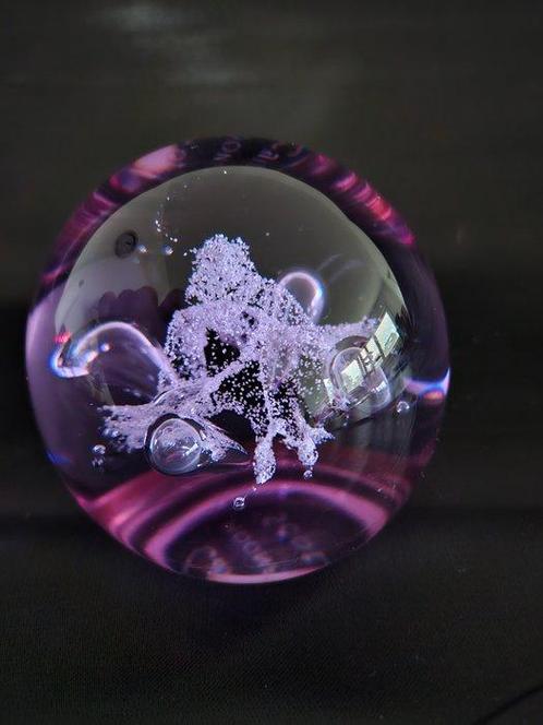 Caithness - Colin Terris - Presse-papier - Moonflower - Glas, Antiek en Kunst, Antiek | Glaswerk en Kristal