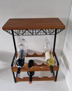 Porte-bouteilles - Bois, Métal - porte-bouteilles et, Antiquités & Art
