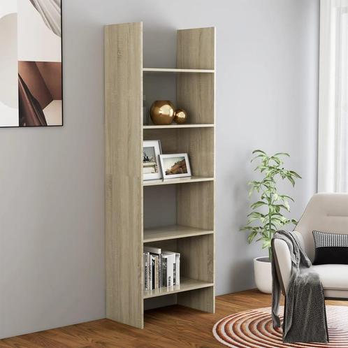 vidaXL Boekenkast 60x35x180 cm bewerkt hout sonoma, Huis en Inrichting, Kasten | Boekenkasten, Nieuw, Verzenden