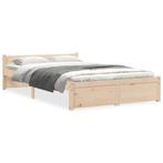 Bedframe 120x200 Massief Hout | Retour Deal | -60%, Verzenden, Nieuw, Twijfelaar, 120 cm