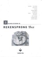 Rekensprong Plus Handleiding B leerjaar 3, Boeken, Verzenden, Nieuw