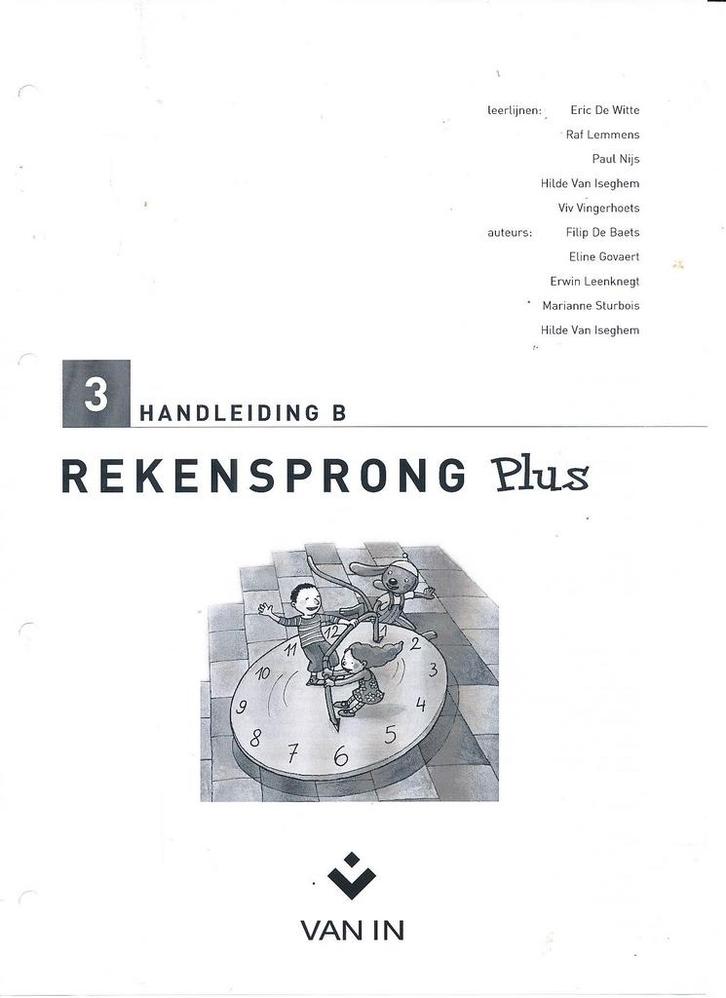 Rekensprong Plus Handleiding B leerjaar 3, Boeken, Schoolboeken, Verzenden