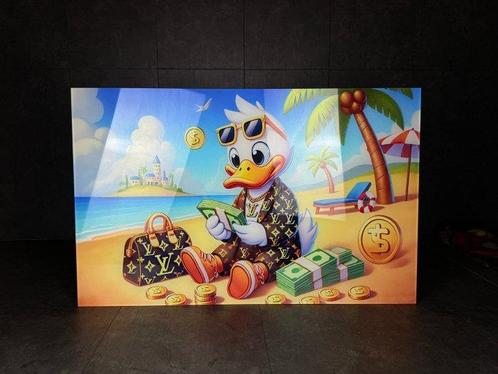 Mike Blackarts - Luxury Duck Money Art – Modern Pop Art Wall, Antiek en Kunst, Kunst | Designobjecten