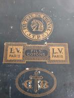 Meuble de mercerie ancien LV Paris – Fil “Tête de Cheval” –