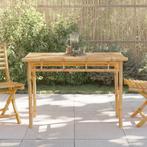 vidaXL Table à manger de jardin 110x55x75 cm bambou, Neuf, Verzenden