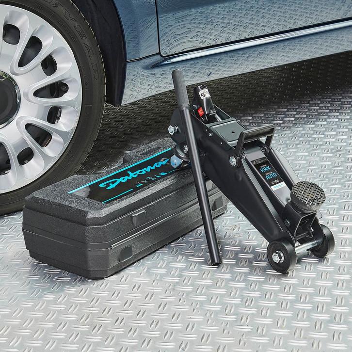 Datona Autokrik - 2 ton - Datona - Zwart, Auto diversen, Krikken, Ophalen of Verzenden