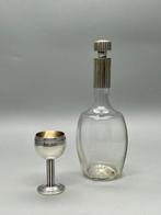 Orfèvre CG & Cie - Drankservies (8) - Glas, Verguld,, Antiek en Kunst