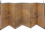 Scherm / kamerverdeler - Gepatineerd brons - Kano school;, Antiek en Kunst