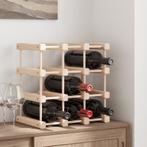 vidaXL Wijnrek voor 12 flessen 36x23x36 cm massief, Huis en Inrichting, Verzenden, Nieuw