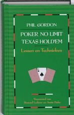 Poker NO-Limit Texas Holdm / 1 Lessen en technieken, Gelezen, Onbekend, Peter Gordon, Verzenden