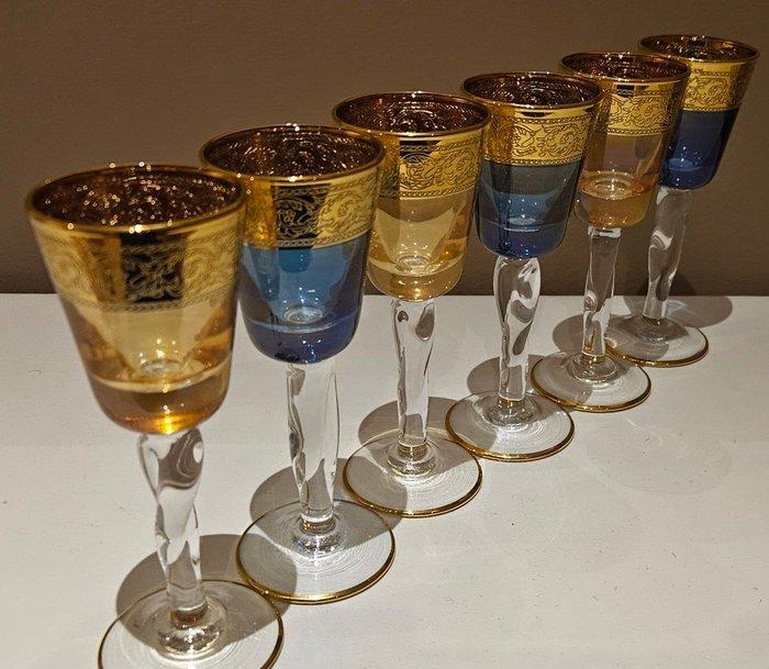 ISMIE LUX - Drinkservies (6) - Zeldzame collectie van luxe, Antiek en Kunst, Antiek | Meubels | Tafels