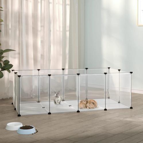 vidaXL Cage pour petits animaux Transparent 144x74x46,5, Animaux & Accessoires, Rongeurs & Lapins | Cages & Clapiers, Neuf, Envoi