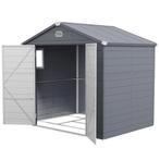 Tuinkastje - Lessenaarsdak - Afsluitbare deur - Grijs, Tuin en Terras, Ophalen of Verzenden, Nieuw
