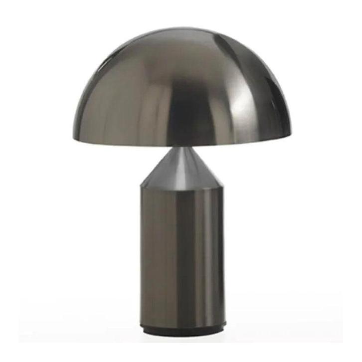 Oluce Atollo Tafellamp Metal Nikkel, Huis en Inrichting, Lampen | Tafellampen, Verzenden