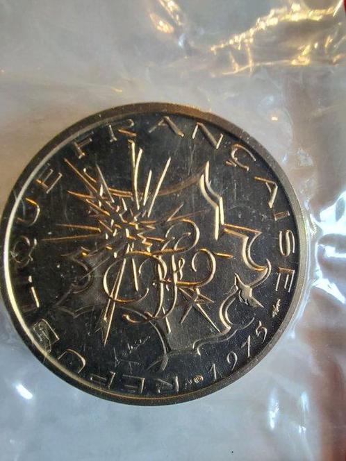 Frankrijk. 10 Francs 1975 Mathieu. Piéfort (Zonder, Postzegels en Munten, Munten | Europa | Euromunten