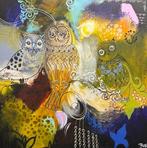 Freja - Nocturne in Kaleidoscope Feathers